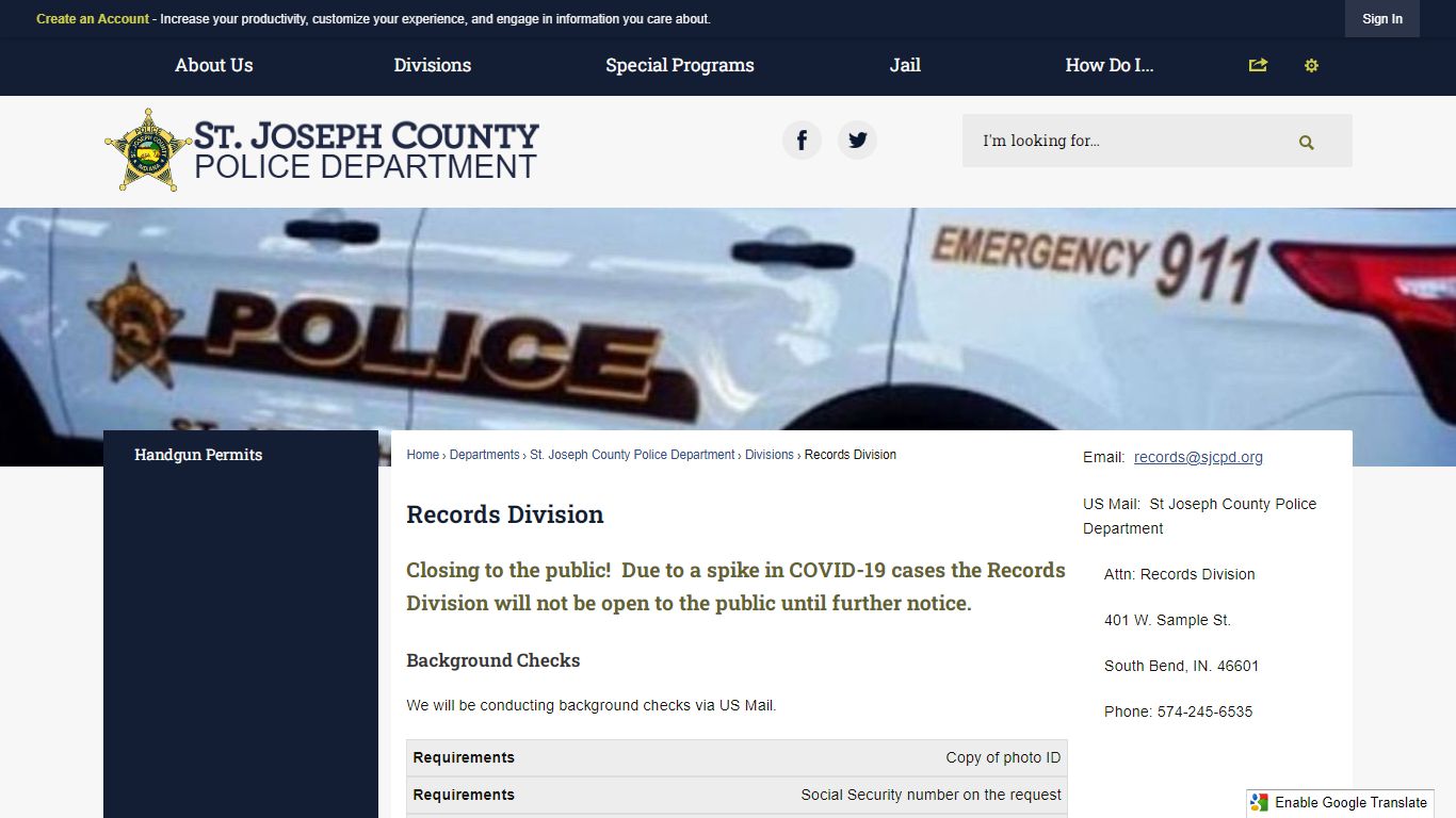 Records Division | St. Joseph ... - St. Joseph County, IN